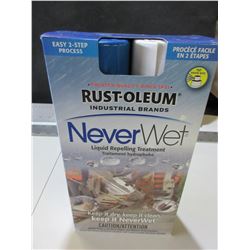 New RUST-OLEUM Never wet liquid repelling treatment / keeps water,mud,