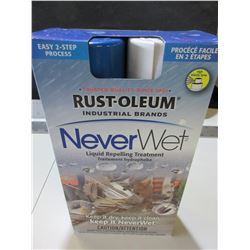 New RUST-OLEUM Never wet liquid repelling treatment / keeps water,mud,