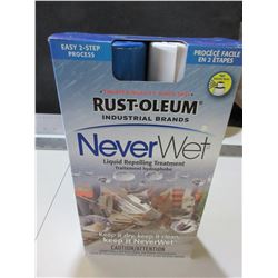 New RUST-OLEUM Never wet liquid repelling treatment / keeps water,mud,