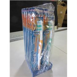 12 New Oral-B Toothbrushes classic soft & Factory Sealed