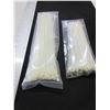 Image 1 : 2 New Cable/Zipties 100 per pack / 1 - 12 inch & 1 -  8 inch