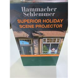Superior Holiday Screen Projector / projects scenes on your windows