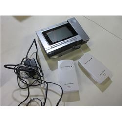 Weather Station with 2 wireless thermometers / LCD Display