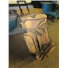 Image 2 : Heavy Duty Canvas Bag with pull out handle & wheels / great for gear