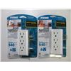 Image 1 : 2 New Prime Space saving side outlets / small appliance surge protectors