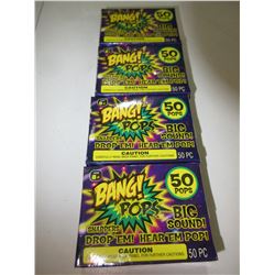 4 New Box's of BANG POPS / 50 per box