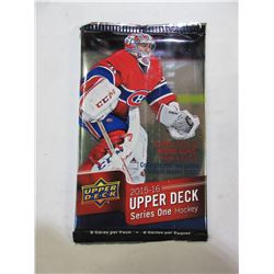 1 Pack of 8 Hockey Cards Upper Deck 2015/16 series one / Get a McDavid