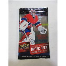 1 Pack of 8 Hockey Cards Upper Deck 2015/16 series one / Get a McDavid
