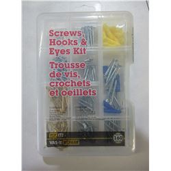 New  Screws , Hooks & eyes Kit