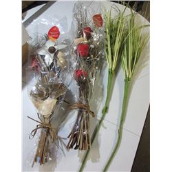 4 New Bundles of Dryed Flower Bouquet's