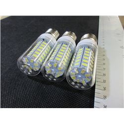 3 New 56 LED Cobb Lightbulbs / save on power / cool white