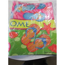 New Mary Lou Welcome Mat / rubber backed