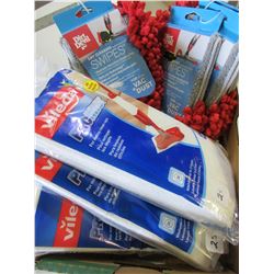 Dirt Devil dry cleaning Swipes & Vileda Pro Mist Refills / Huge Value here