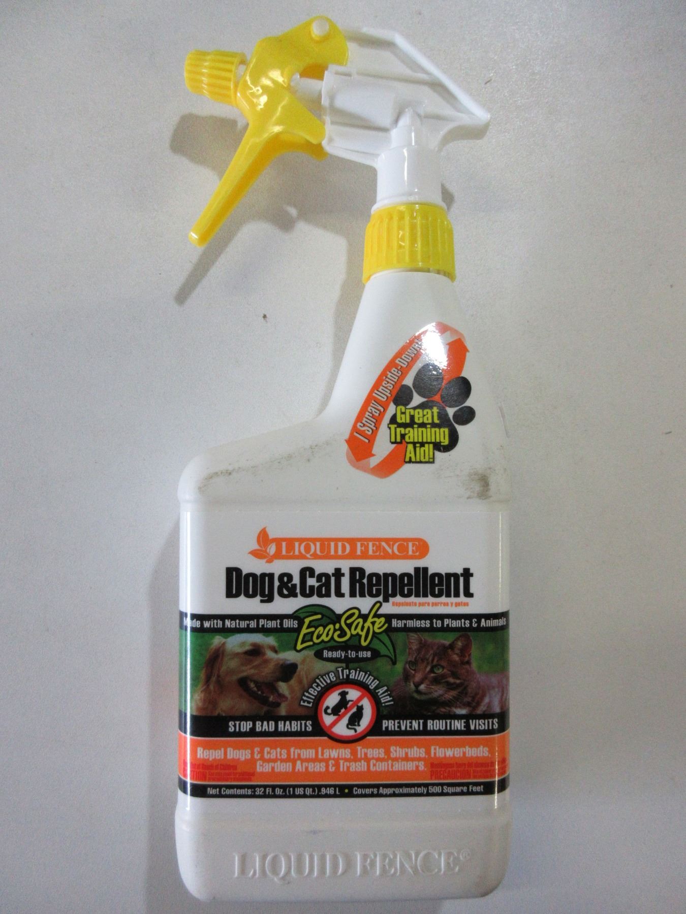 Liquid Fence Dog Cat Repellent Eco Safe Stop Bad Habits 32floz