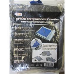 New 10 x 20 foot Reversable Tarp