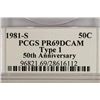 Image 3 : 1981-S TYPE I KENNEDY HALF DOLLAR PCGS PR69 DCAM