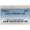 Image 3 : 1985-S WASHINGTON QUARTER PCGS PR69 DCAM