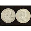 Image 1 : 1953-D & 1961-D FRANKLIN HALF DOLLARS