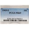 Image 3 : 1969-S ROOSEVELT DIME PCGS PR69