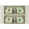 2-2003-A $1 FRN'S LOW CONSECUTIVE SERIAL 'S UNC