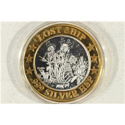 CASINO $10 SILVER TOKEN (UNC) PRINCESS CRUISES