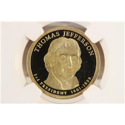 2007-S THOMAS JEFFERSON PRESIDENTIAL DOLLAR NGC