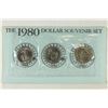 Image 2 : 1980 P/D/S SBA DOLLAR SOUVENIR SET WITH ENVELOPE
