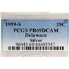 Image 3 : 1999-S SILVER DELAWARE QUARTER PCGS PR69 DCAM