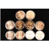 Image 1 : COMPLETE SET OF 10-1 OZ. COPPER ROUND ZOMBUCKS