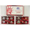 Image 1 : 1999 US SILVER PROOF SET (WITH BOX) ONE OF THE