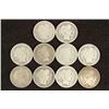 Image 3 : 10 ASSORTED BARBER DIMES