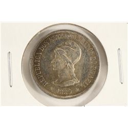 1889 BRAZIL SILVER 500 REIS