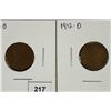 Image 1 : 1911-D & 1912-D LINCOLN CENTS