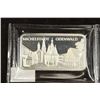 Image 1 : 1 TROY OZ .999 FINE SILVER PROOF BAR MICHELSTADT