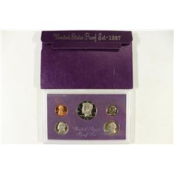 1987 US PROOF SET (WITH BOX)