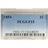 Image 3 : 1854 US LARGE CENT PCGS F15