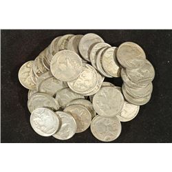 40 ASSORTED 1930'S BUFFALO NICKELS