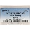 Image 3 : 1999-S SILVER NEW JERSEY QUARTER PCGS PR69 DCAM