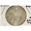 Image 1 : 1937-A GERMAN SILVER 5 MARKS WITH SWASTIKA