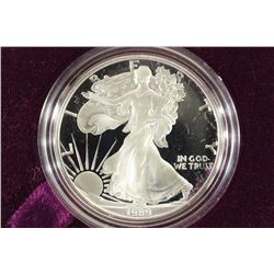 1989-S PROOF AMERICAN SILVER EAGLE