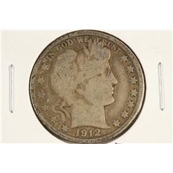 1912-D BARBER HALF DOLLAR