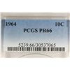 Image 3 : 1964 SILVER ROOSEVELT DIME PCGS PR66