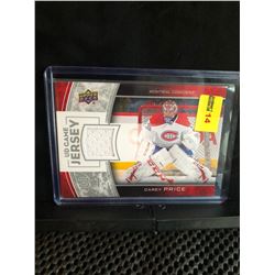 CAREY PRICE 2013-14 UD GAME JERSEY