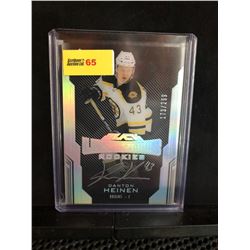 DANTON HEINEN 2016-17 UD BLACK LUSTROUS ROOKIES AUTOGRAPH 173/299