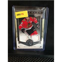 DUNCAN KEITH 2015-16 ARTIFACTS DUAL JERSEY CARD 012/125