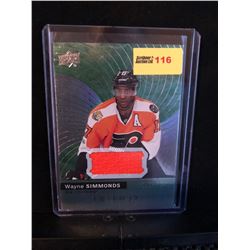 WAYNE SIMMONDS 2017-18 UD TRILOGY GAME USED JERSEY 290/687