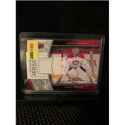 CAREY PRICE 2013-14 UD GAME JERSEY SERIES 1