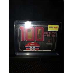 KEN DRYDEN 2017 ITG 100 GREATEST OF ALL TIME GAME USED STICKS STICKWORK CARD 9/9