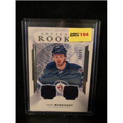 JOSH MORRISSEY 2016-17 ARTIFACTS ROOKIE DUAL JERSEY AND AUTOGRAPH 55/99