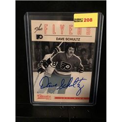 DAVE SHULTZ 2012-13 PANINI CLASSIC SIGNATURES